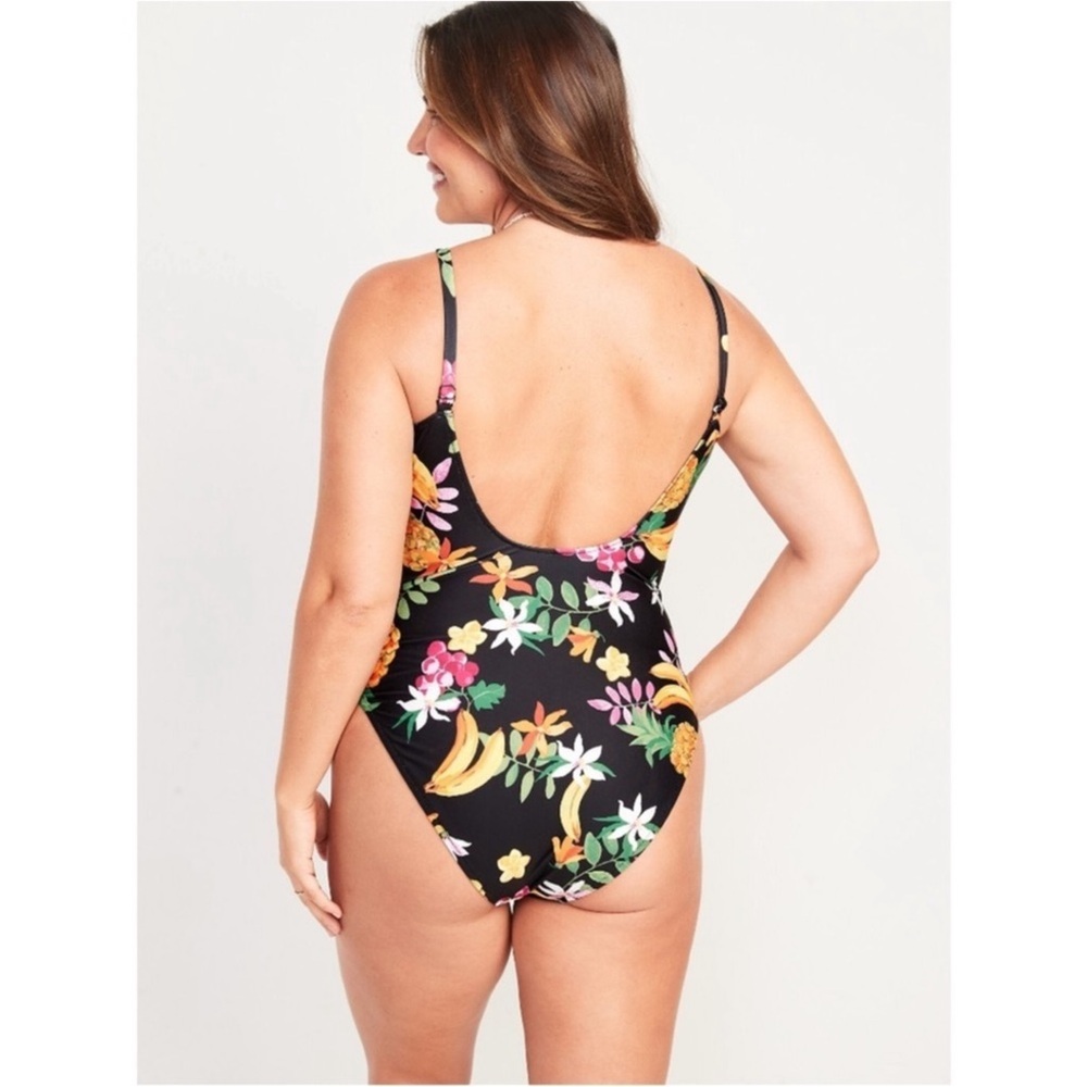 NWOT Old Navy scoop neck fruit one piece swim 4X - Picture 2 of 8
